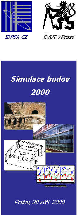 Pozvnka na konferenci Simulace budov 2000